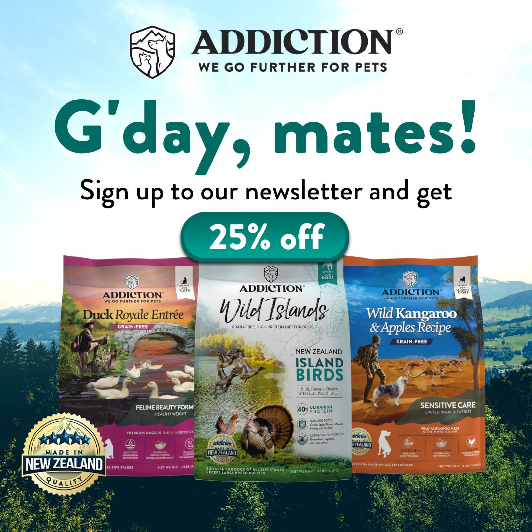 Addiction Pet Food: A Kiwi Delight Now in Australia! - Addiction Pet Australia