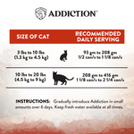 Addiction Wild Islands Forest Meat Venison & Beef High-Meat, Organ Meat Canned Cat Food 24 x 185g - Wet Cat Food - Addiction Pet Australia