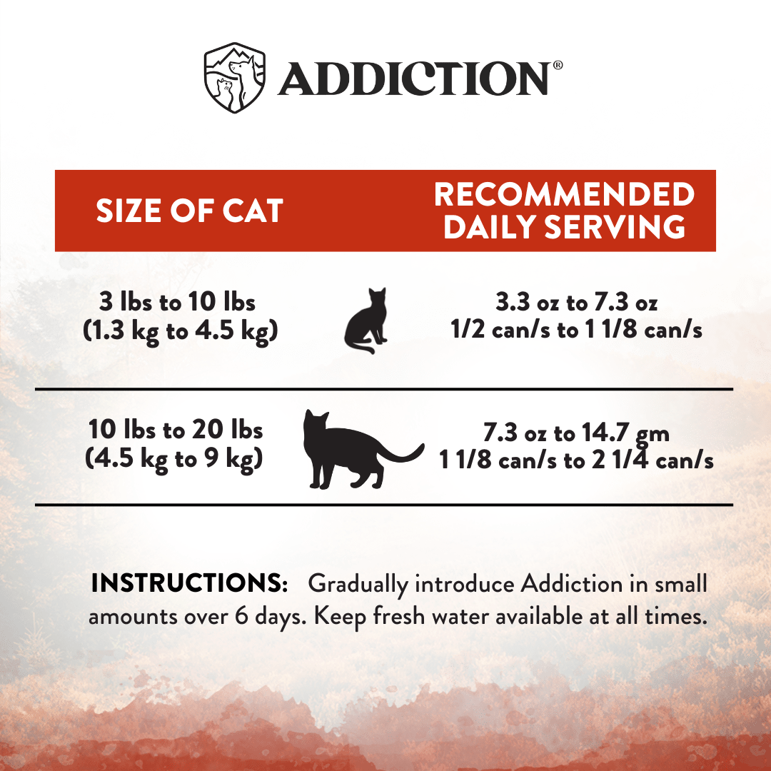 Addiction Wild Islands Forest Meat Venison & Beef High-Meat, Organ Meat Canned Cat Food 24 x 185g - Wet Cat Food - Addiction Pet Australia
