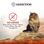 Addiction Wild Islands Forest Meat Venison & Beef High-Meat, Organ Meat Canned Cat Food 24 x 185g - Wet Cat Food - Addiction Pet Australia