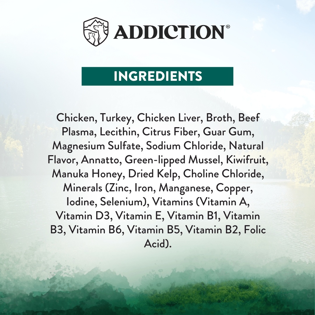 Addiction Wild Islands Island Birds Chicken & Turkey High-Meat, Organ Meat Canned Cat Food 24 x 185g - Wet Cat Food - Addiction Pet Australia