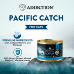 Addiction Wild Islands Pacific Catch Ocean Fish & Salmon High-Meat, Organ Meat Canned Cat Food 24 x 185g - Wet Cat Food - Addiction Pet Australia