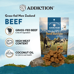 Beef Meaty Bites - Hypoallergenic Dog Treats 113g - Dog Treats - Addiction Pet Australia