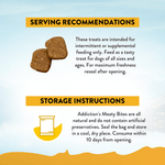Chicken Meaty Bites - Hypoallergenic Dog Treats 113g - Dog Treats - Addiction Pet Australia