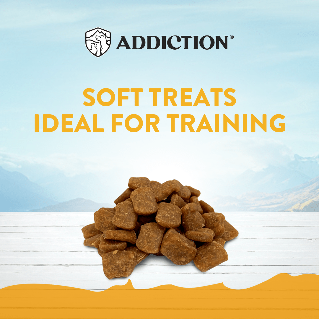 Chicken Meaty Bites - Hypoallergenic Dog Treats 113g - Dog Treats - Addiction Pet Australia