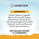 Chicken Meaty Bites - Hypoallergenic Dog Treats 113g - Dog Treats - Addiction Pet Australia