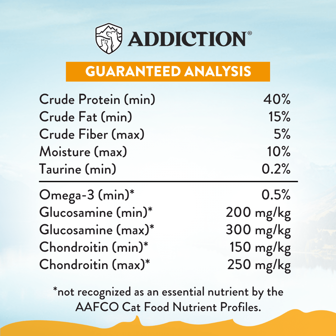 Chicken Supreme Recipe Adult Cat Dry Food 1.8kg, 4.5kg - Dry Cat Food - Addiction Pet Australia