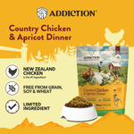 Country Chicken & Apricot Air-Dried Dog Food 910g - Air-Dried Dog Food - Addiction Pet Australia