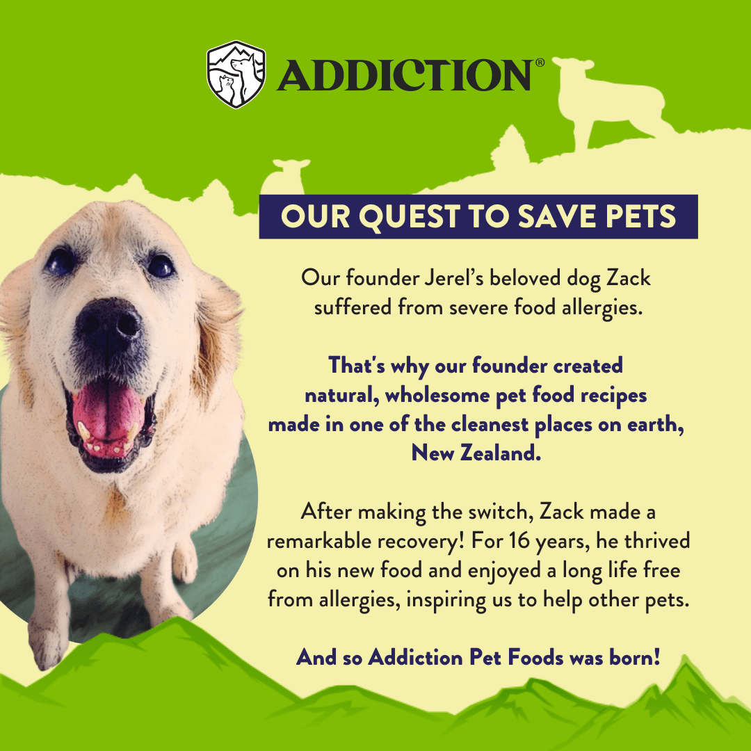 Herbed Lamb & Potatoes Air-Dried Dog Food 910g - Air-Dried Dog Food - Addiction Pet Australia