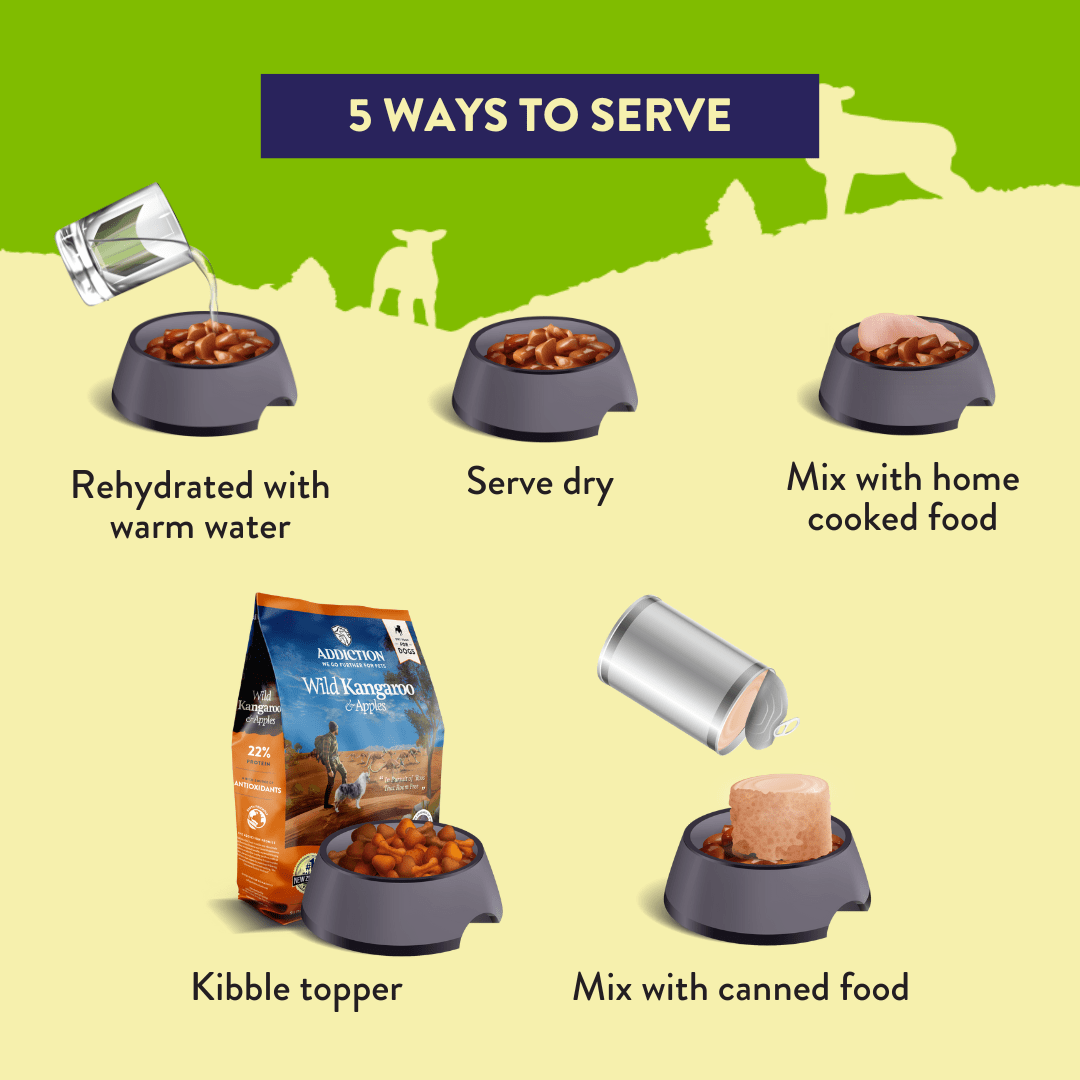 Herbed Lamb & Potatoes Air-Dried Dog Food 910g - Air-Dried Dog Food - Addiction Pet Australia