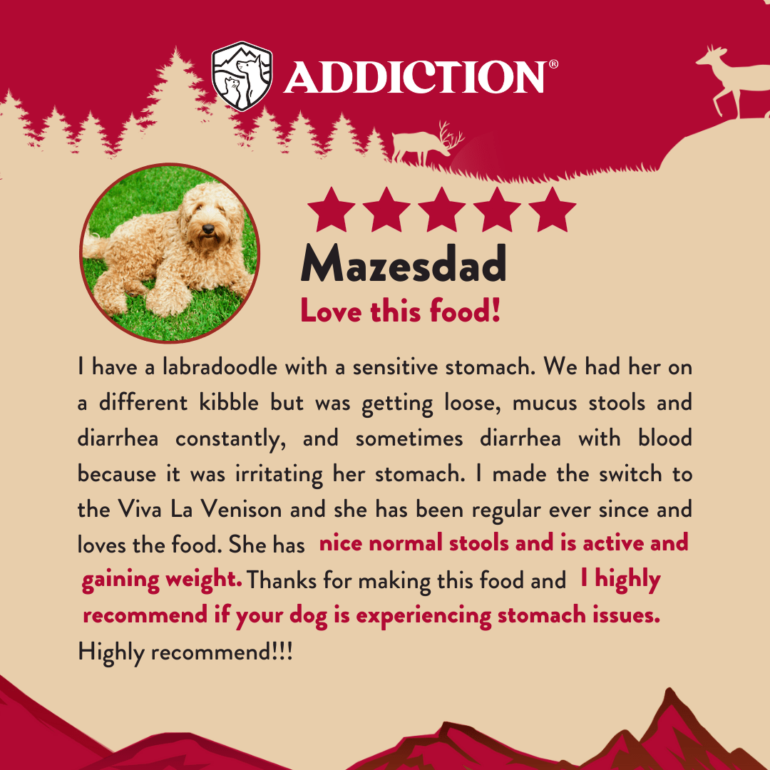 Homestyle Venison & Cranberry Dinner Air-Dried Dog Food 910g - Air-Dried Dog Food - Addiction Pet Australia