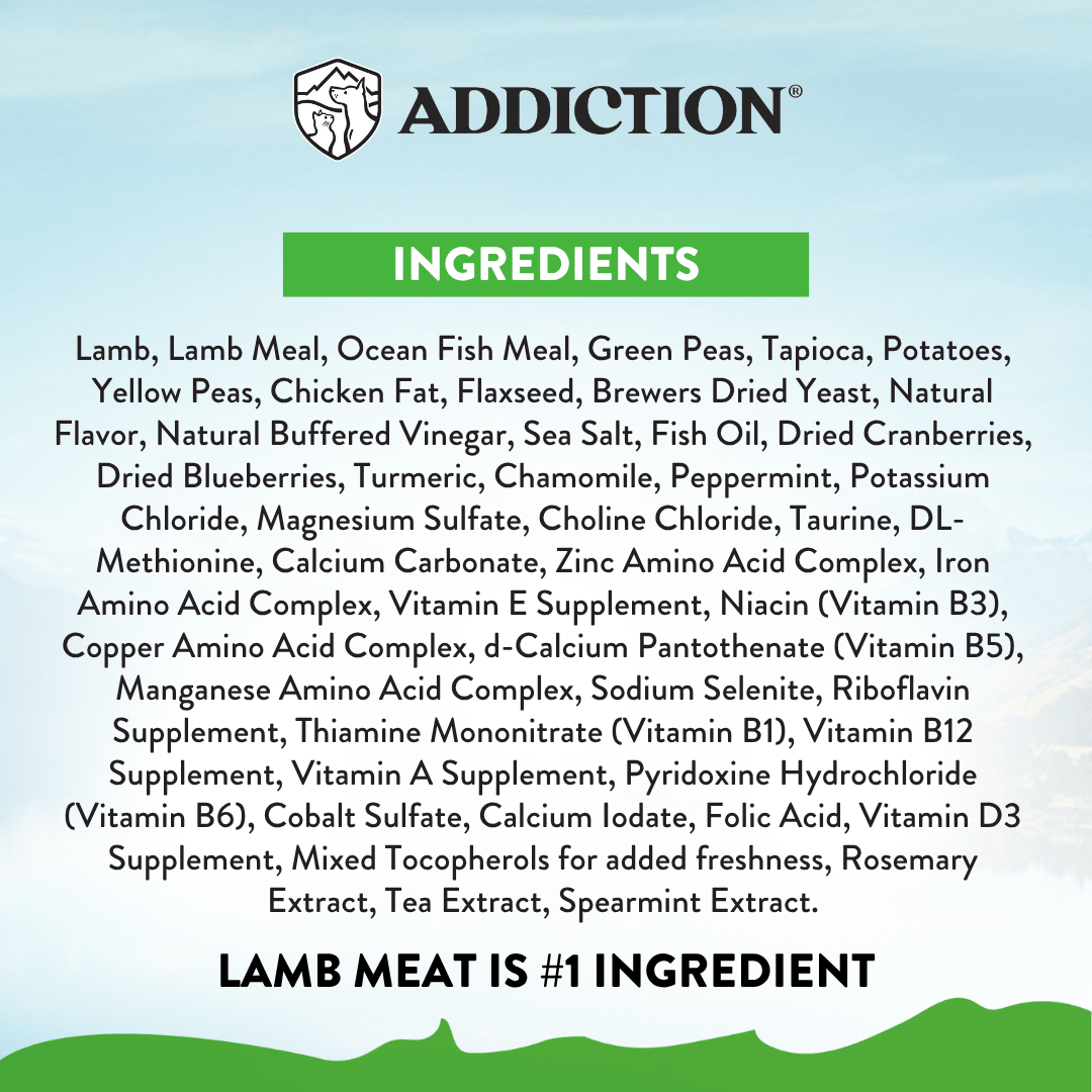 Le Lamb Dry Dog Food 1.8kg, 15kg - Dry Dog Food - Addiction Pet Australia