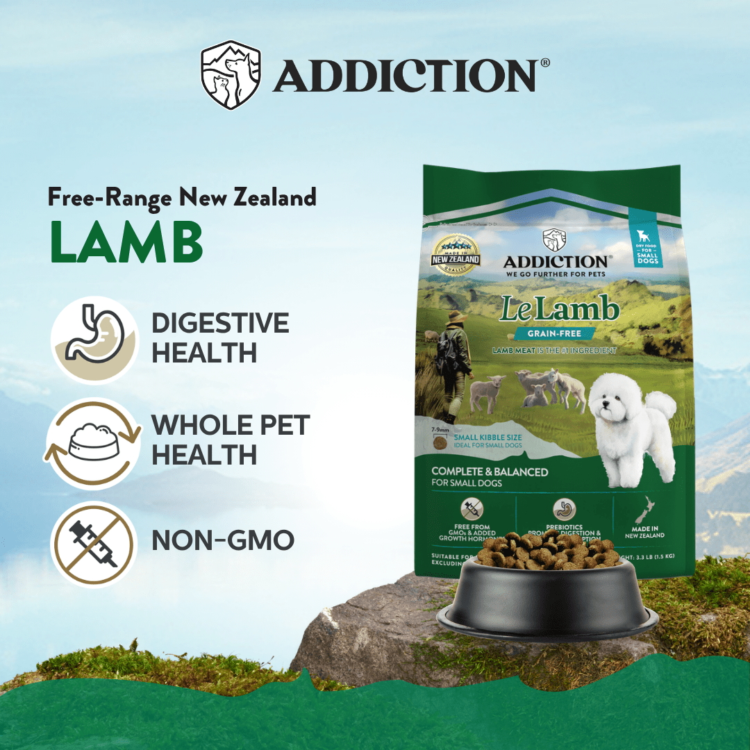 Le Lamb Small Breed Adult Dog 1.5kg - Wet Cat Food - Addiction Pet Australia