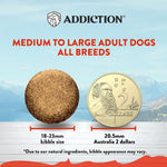 MEGA Lamb & Beef Dry Dog food for Medium to Large Dogs 20kg, 40kg - Dry Dog Food - Addiction Pet Australia