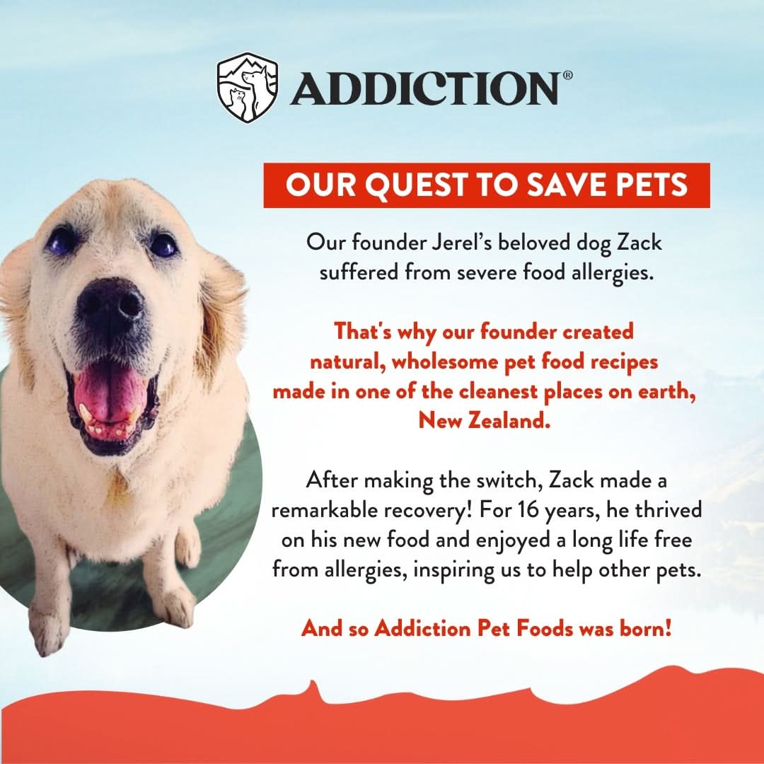 MEGA Lamb & Beef Dry Dog food for Medium to Large Dogs 20kg, 40kg - Dry Dog Food - Addiction Pet Australia