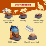 Outback Kangaroo Feast Air-Dried Dog Food 910g - Air-Dried Dog Food - Addiction Pet Australia