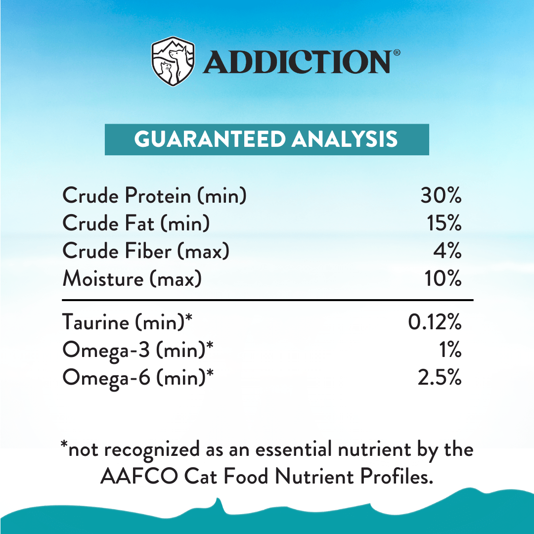 Salmon Bleu Dry Cat Food 1.8kg, 4.5kg - Dry Cat Food - Addiction Pet Australia