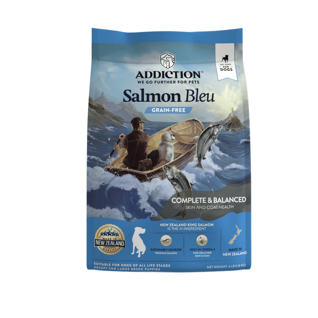 Salmon Bleu Dry Dog Food 1.8kg, 9kg, 15kg - Dry Dog Food - Addiction Pet Australia
