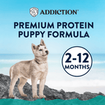 Salmon Bleu Puppy Dry Dog Food 1.8kg, 9kg - Dry Dog Food - Addiction Pet Australia