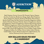 Steakhouse Beef & Zucchini Air-Dried Dog Food 910g - Air-Dried Dog Food - Addiction Pet Australia