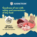 Steakhouse Beef & Zucchini Air-Dried Dog Food 910g - Air-Dried Dog Food - Addiction Pet Australia
