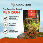 Venison Meaty Bites - Hypoallergenic Dog Treats 113g - Dog Treats - Addiction Pet Australia