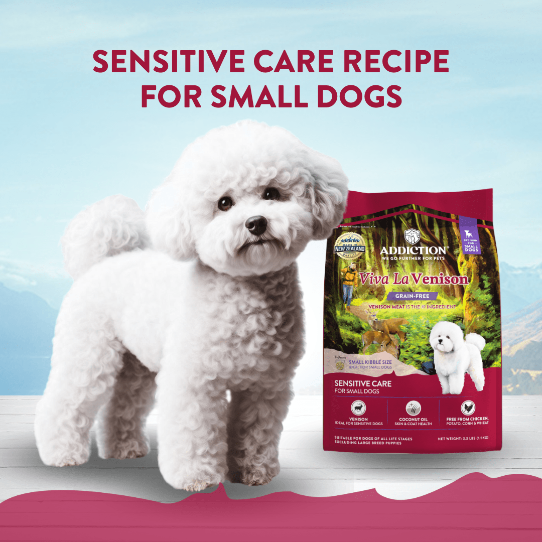 Viva La Venison Small Breed Adult Dog Food 1.5kg - Dry Dog Food - Addiction Pet Australia