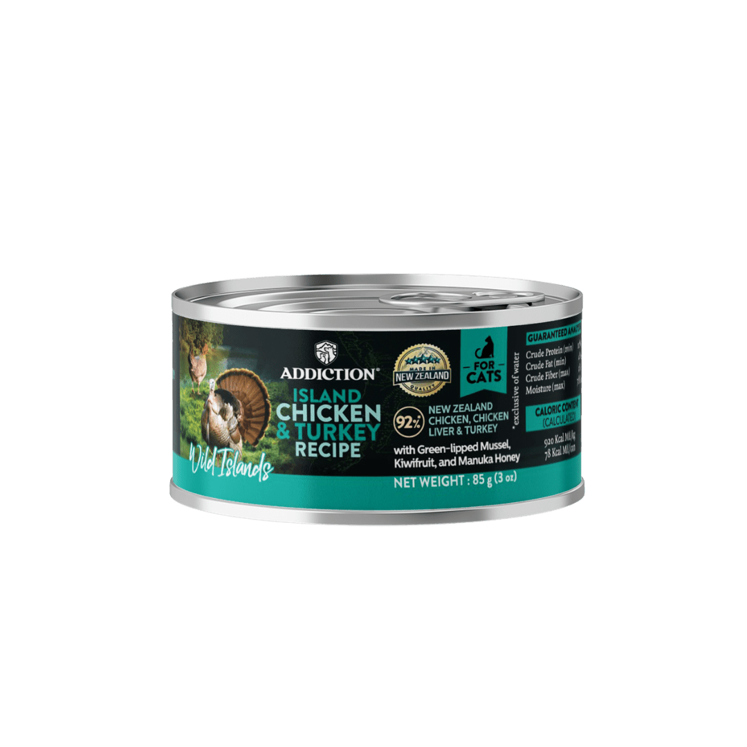 Wild Islands Chicken & Turkey Cat Canned 85g - Wet Cat Food - Addiction Pet Australia