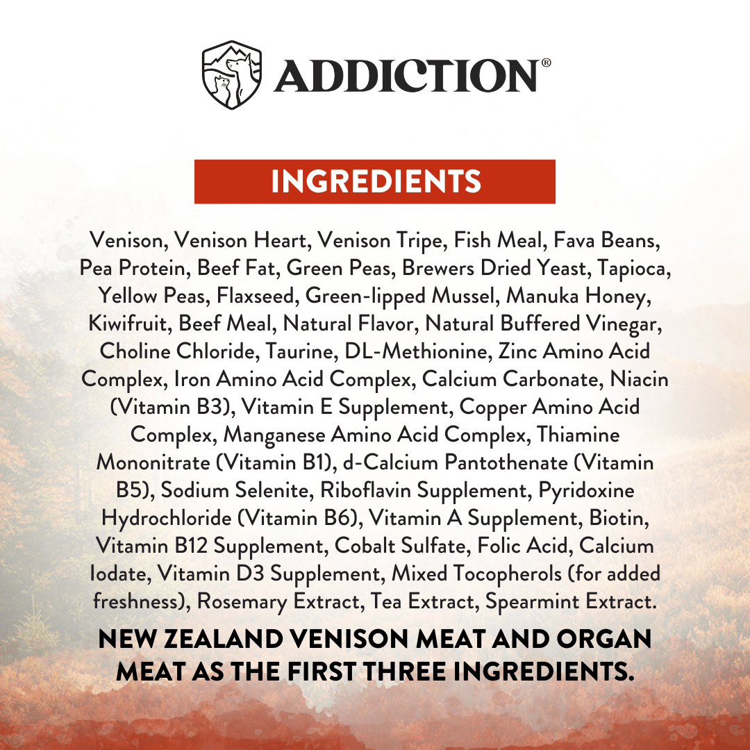 Wild Islands Forest Meat Premium Venison Recipe Dry Dog Food 1.8kg, 9kg - Dry Dog Food - Addiction Pet Australia