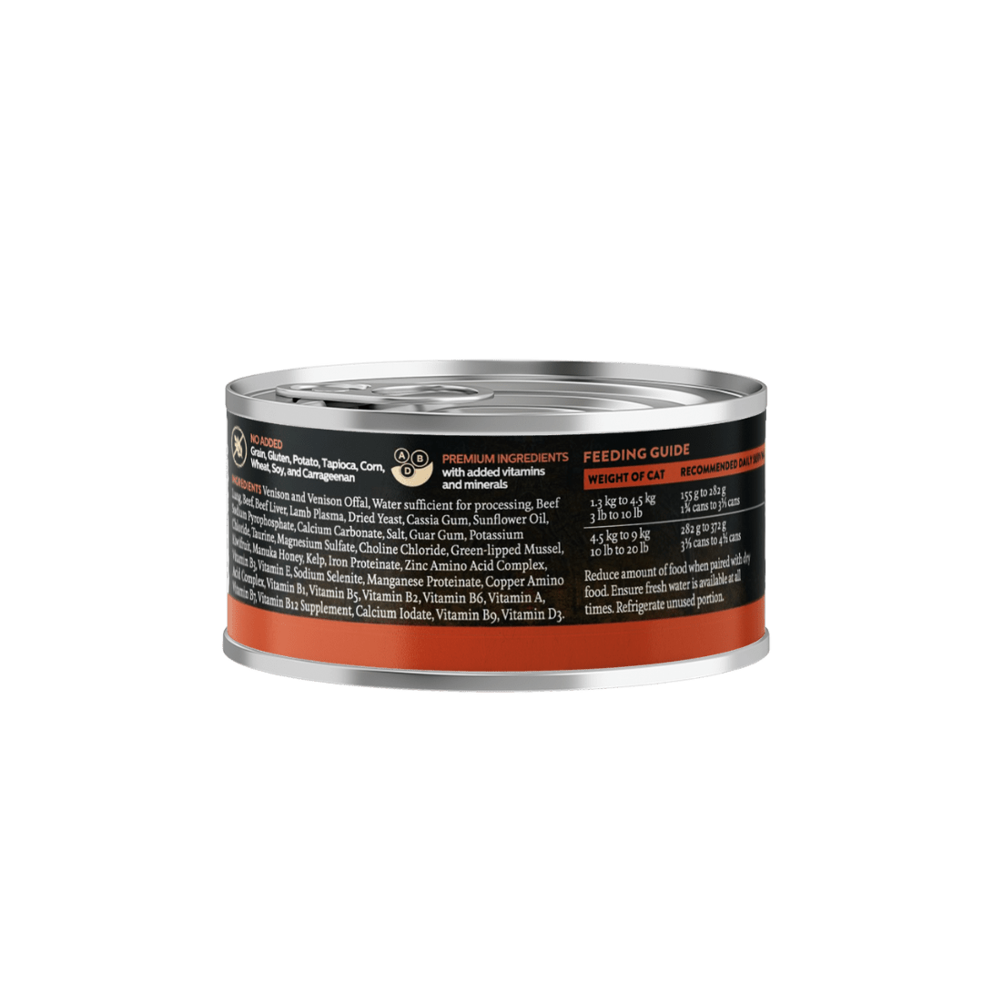 Wild Islands Forest Meat Venison & Beef Canned Cat Food 85g - Wet Cat Food - Addiction Pet Australia