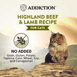 Wild Islands Highland Beef & Lamb Canned Cat Food 85g - Wet Cat Food - Addiction Pet Australia