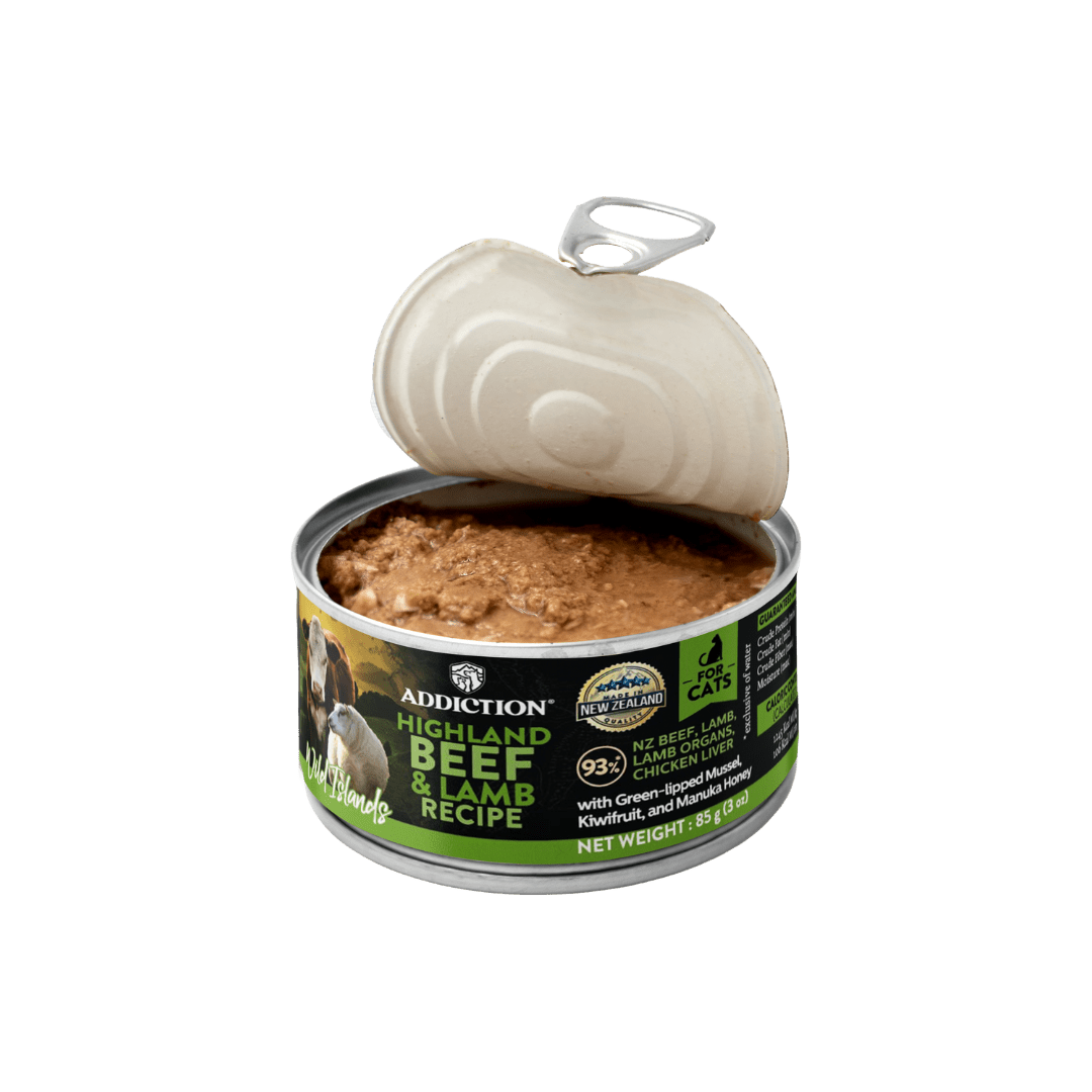 Wild Islands Highland Beef & Lamb Canned Cat Food 85g - Wet Cat Food - Addiction Pet Australia