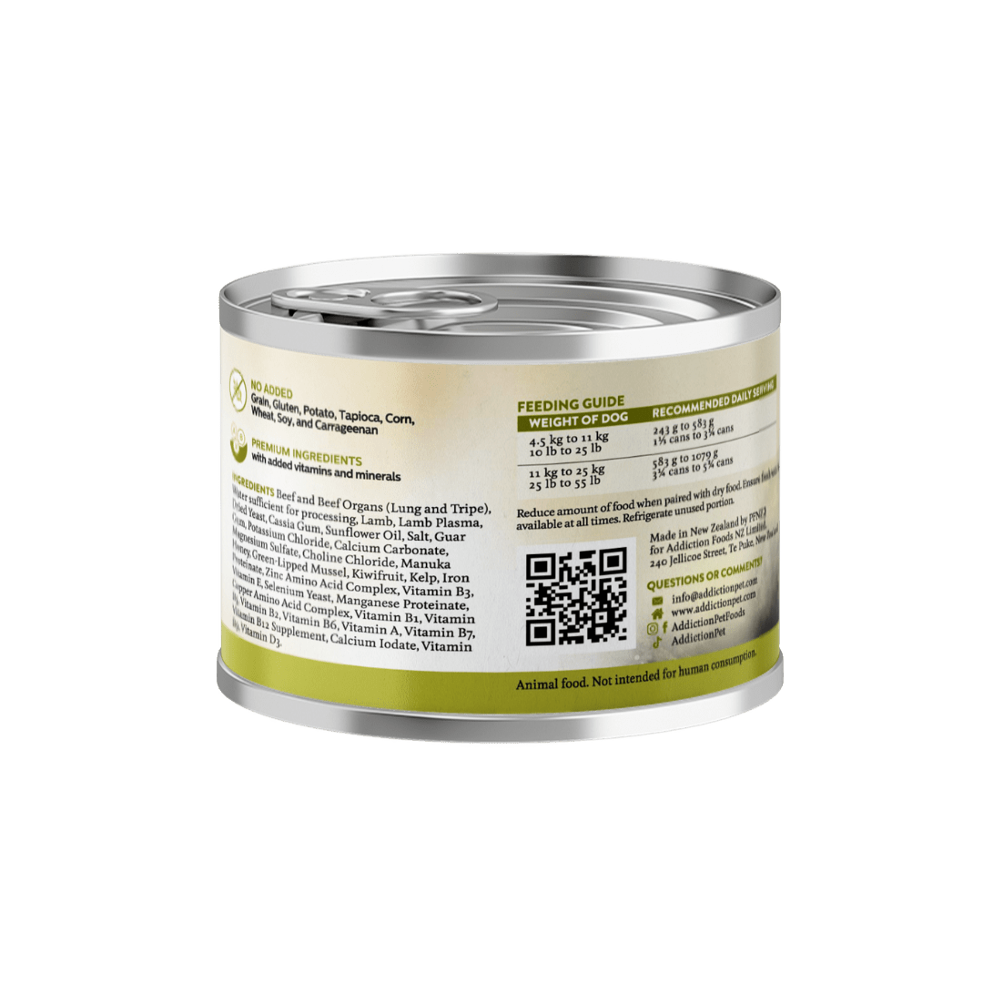 Wild Islands Highland Beef & Lamb Canned Dog Food 185g - Wet Dog Food - Addiction Pet Australia