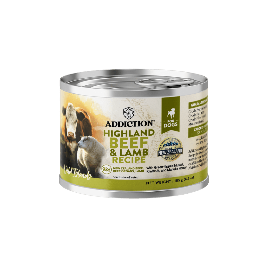 Wild Islands Highland Beef & Lamb Canned Dog Food 185g - Wet Dog Food - Addiction Pet Australia