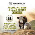 Wild Islands Highland Beef & Lamb Canned Dog Food 185g - Wet Dog Food - Addiction Pet Australia