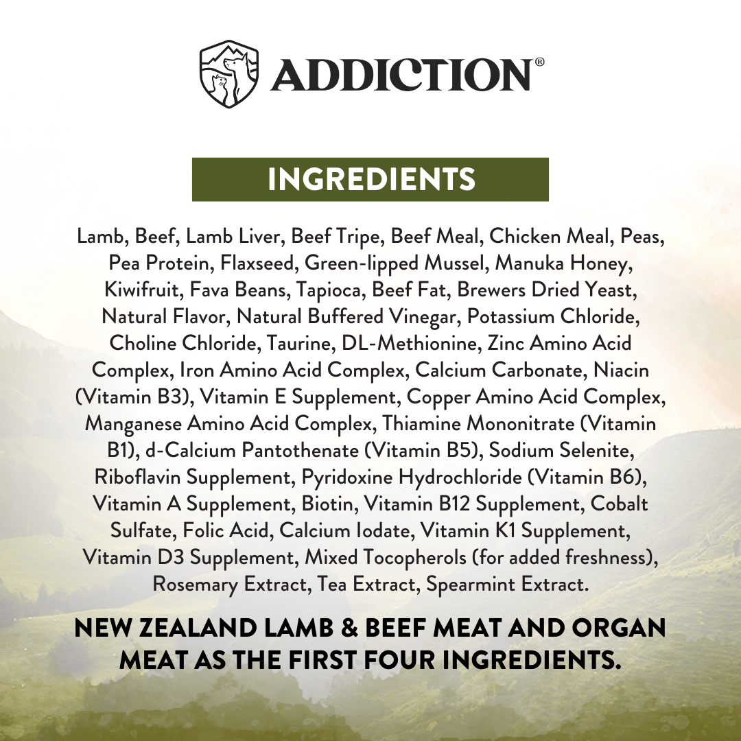 Wild Islands Highland Meats Grass-Fed Beef & Lamb Recipe Dry Cat Food 1.8kg - Dry Cat Food - Addiction Pet Australia