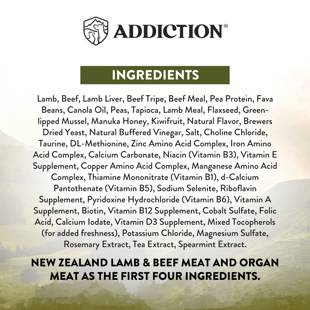 Wild Islands Highland Meats Grass-Fed Beef & Lamb Recipe Dry Dog Food 1.8kg, 9kg - Dry Dog Food - Addiction Pet Australia