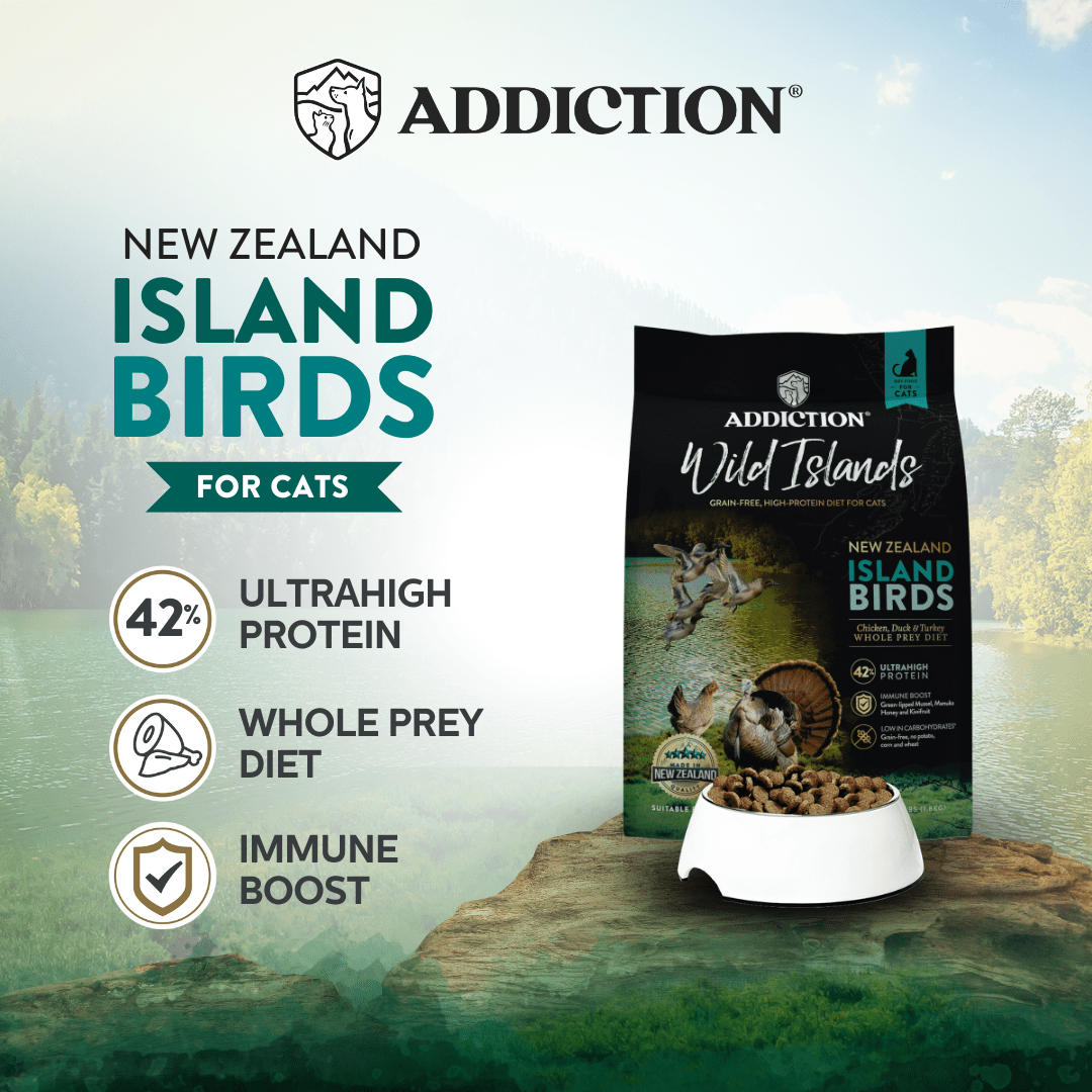 Wild Islands Island Bird Premium Duck Turkey & Chicken Dry Cat Food 1.8kg - Dry Cat Food - Addiction Pet Australia