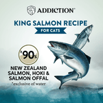 Wild Islands King Salmon Canned Cat Food 85g - Wet Cat Food - Addiction Pet Australia