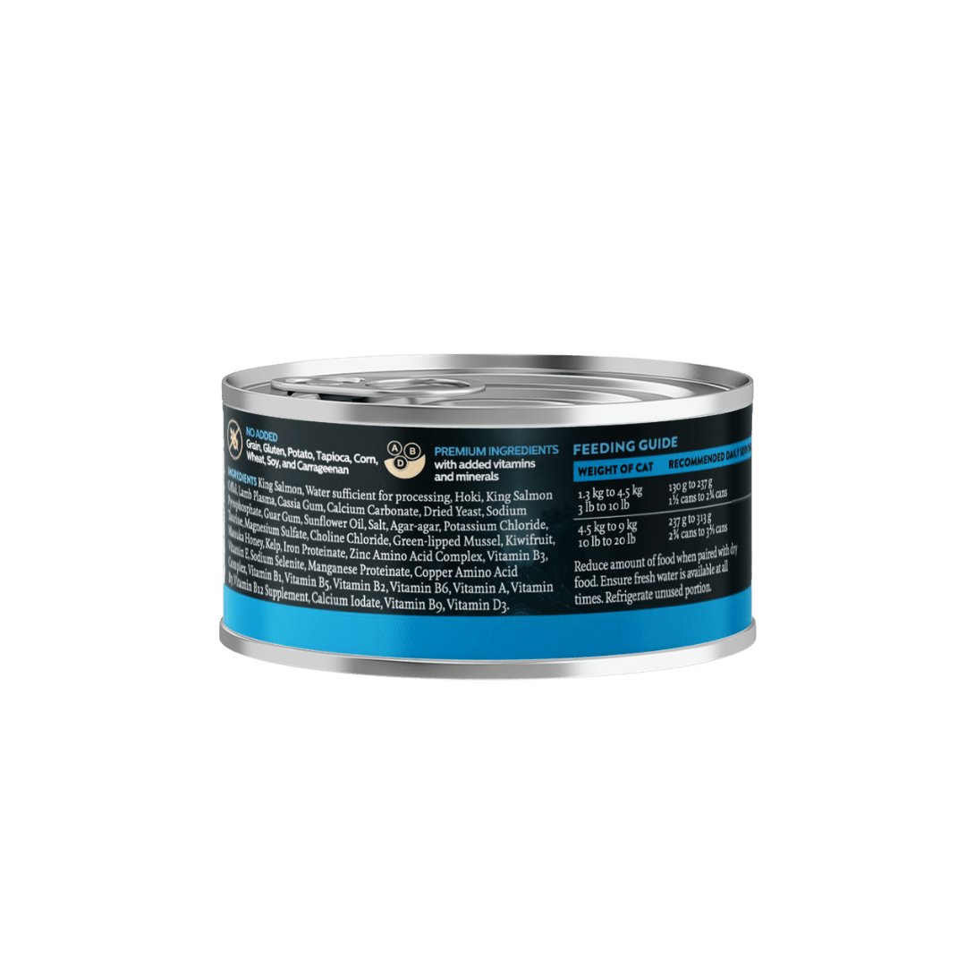 Wild Islands King Salmon Canned Cat Food 85g - Wet Cat Food - Addiction Pet Australia