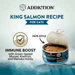 Wild Islands King Salmon Canned Cat Food 85g - Wet Cat Food - Addiction Pet Australia