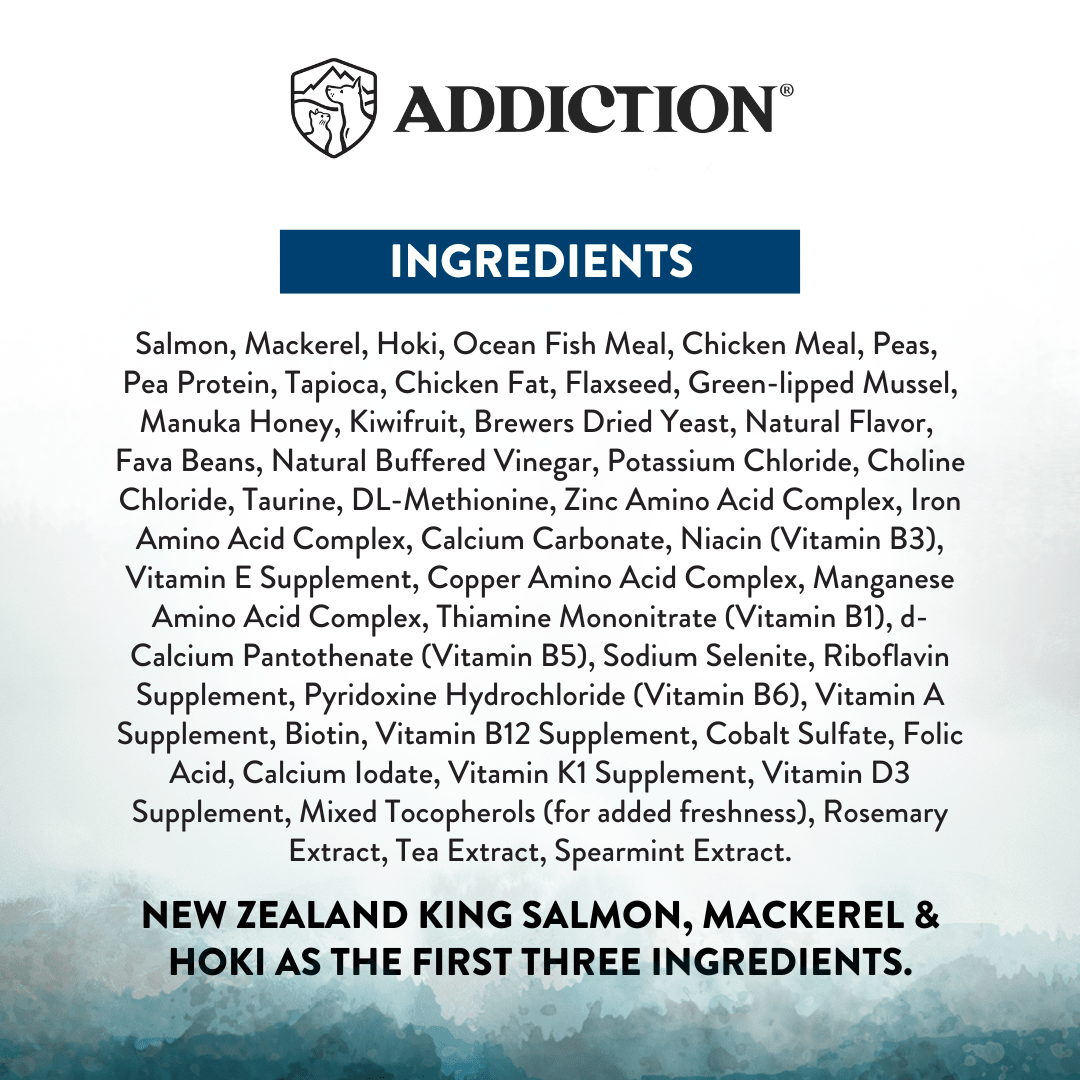 Wild Islands Pacific Catch Premium King Salmon Mackerel & Hoki Dry Cat Food 1.8kg - Dry Cat Food - Addiction Pet Australia