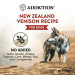 Wild Islands Venison Canned Dog Food 185g - Wet Dog Food - Addiction Pet Australia