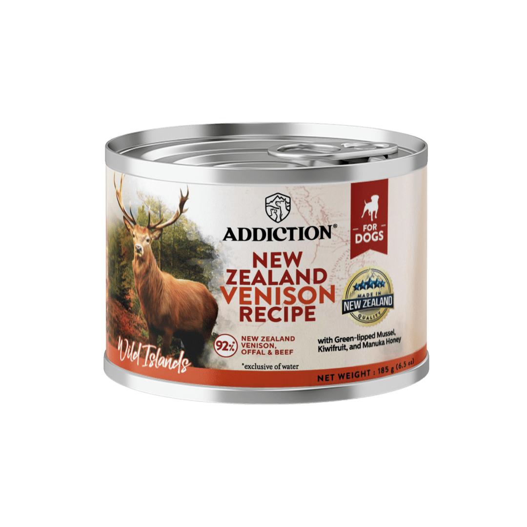 Wild Islands Venison Canned Dog Food 185g - Wet Dog Food - Addiction Pet Australia