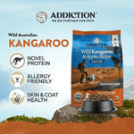Wild Kangaroo & Apples Dry Dog Food 1.8kg, 9kg - Dry Dog Food - Addiction Pet Australia